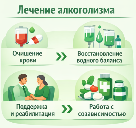 лечение алкоголизма в Бийске этапы